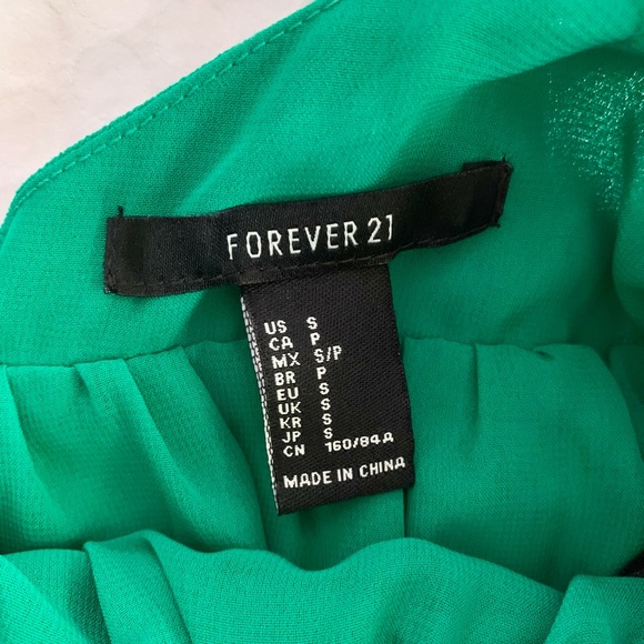 Forever 21 green mini dress - Picture 6 of 7